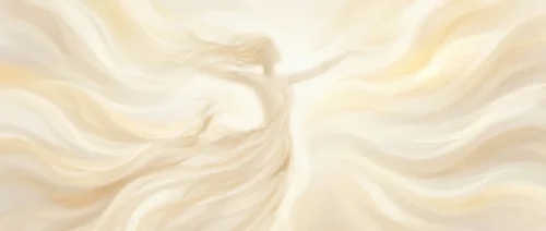 Abstrakte helle Figur mit fließenden Formen als Bild für Kurzzeittherapie